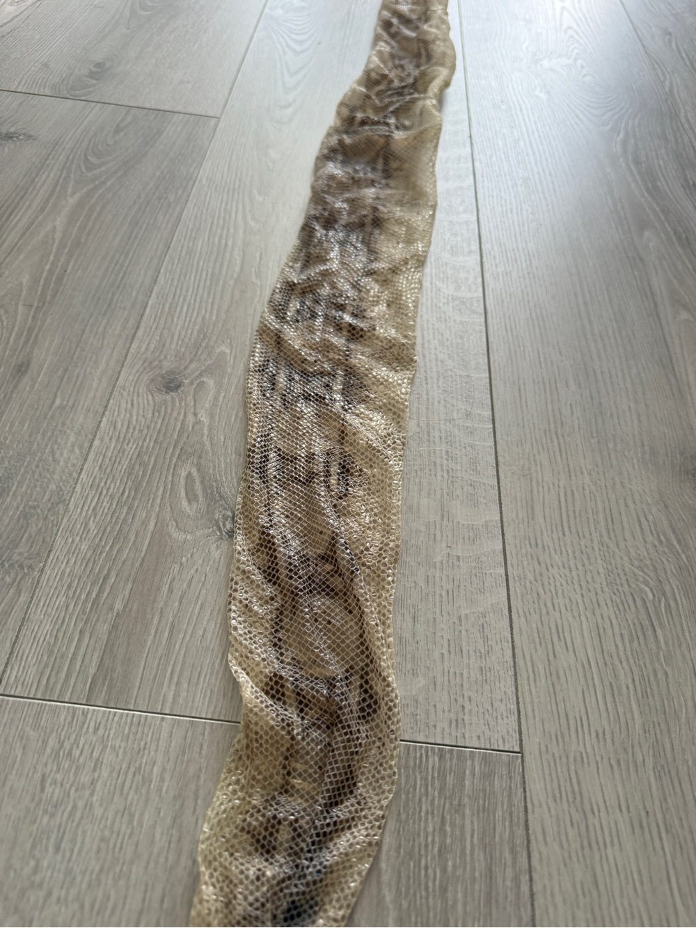 Natural Brown Reptile Shed Skin for Terrarium Enrichment